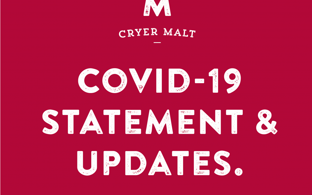 COVID-19 STATEMENT & UPDATES